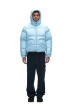 6PM PUFFER JACKET ICE BLUE