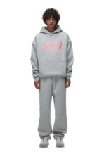 6PM DOUBLE LAYER PLAY HOODIE GREY